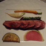 グランファミーユ・シェ松尾 - フランス産マグレ"鴨胸肉"のロースト