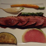 グランファミーユ・シェ松尾 - フランス産マグレ"鴨胸肉"のロースト