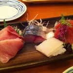 小石川 かとう - 刺身の盛り合わせ♪