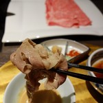 びわこ緑水亭 - 近江牛のしゃぶしゃぶ