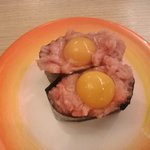 すし江戸 - うずら鉄火