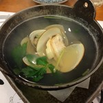 海鮮料理 吾作どん  - H.31.2.22.夜 ハマグリ酒むし 680円