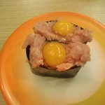 すし江戸 - うずら鉄火