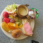 コーヒーハウス101 - トーストセット(真上)