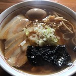 Tamaya - 中華そば並600円太麺+味付玉子100円