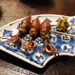 まつむら - 十品目：蛍烏賊の炙り