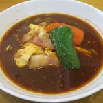 木多郎 - スープカレーのアップ