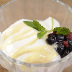 Almond pudding