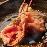 EBISU 燻製 APARTMENT CAVE - 黒毛和牛肩ロースの『燻製すき焼き』