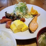 ひまわりcafe - 朝定食