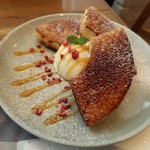 café 1886 at Bosch - バウムクーヘンブリュレ バニラアイス添え