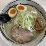 輝々坊主 - 塩ラーメン+味玉