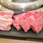 Wafuu Yakiniku Toyama Sodachi - 焼肉Bランチ・お肉。