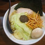 無銘 - 熟成練り醤油ラーメン　具だくさん￥900(19-04)