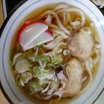 Marutaya - うどんのつゆにチャーシューが合うとは思いませんでした(^^;