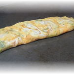 お好み焼き　幸 - セットの玉子焼き