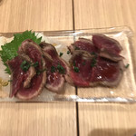 鮮魚 きかん坊 - 和牛のタタキ780円