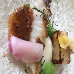 バローレ - カブのソース･ドライトマトと
      ブラックオリーブのソース♬