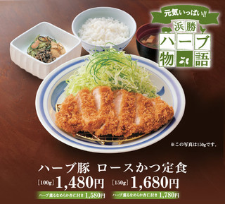 Tonkatsu Hamakatsu - ハーブ豚ロースかつ定食