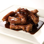 Sweet and sour pork with black vinegar