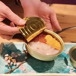 焼肉 うしみつ 恵比寿本店 - 
                                【刺身】缶詰のユッケ (いくら、ホタテ、ウニ)
                                