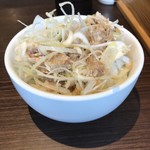 ボウボウラーメン かそり - ネギ塩チャーシュー丼 小盛