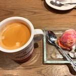 STEAK × WINE 肉バル LIMIT DISH - てっぱん会員様限定！スペシャルランチセット（ホットコーヒー、ジェラート）