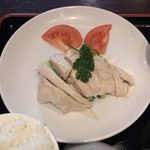 鶏贅沢 青蓮 - 大山鶏の名物定食 ¥890 の茹で鶏