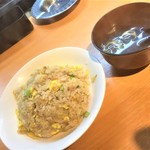 焼豚丼 らーめん 福屋 - 190408月　東京　焼豚丼 らーめん福屋　鶏唐揚セットチャーハン