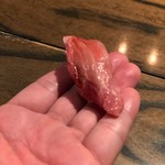 焼き鳥 とりら - 手乗り赤の握り