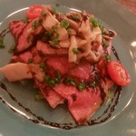 島のごちそう てぃんがーら - 54度の奇跡！石垣牛のローストビーフ　1,280円