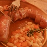 島のごちそう てぃんがーら - ちゅら豚と天然イノシシの自家製ソーセージ　1,480円