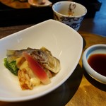 びわこ緑水亭 - 鮎南蛮の酢物