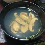 きぬの宿 志季大瀞 - 椎茸とあさりのお吸い物♪