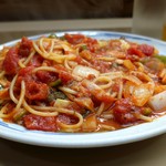 家庭料理 小川 - いわしフィレトマトソーススパゲティ