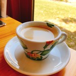 Yougan Yaki Kuroushino Sato - コーヒー カップとソーサはイタリア製