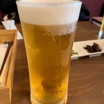 路地奥Garden168 - 生ビール黒ラベル500円