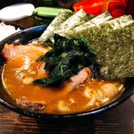 家系ラーメン クックら - 中盛海苔増し