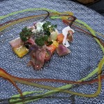 kajuarufurenchicherushi- - ランチコースのサラダ