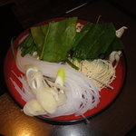 しゃぶらく - 野菜バー　しゃぶしゃぶの具材も食べ放題