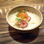 焼き鳥 とりら - 胸たたきポン酢ジュレ掛け