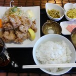 矢沢食堂 - 鶏唐揚定食