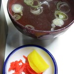 Hayashiya Shiyokudou - 開化丼のスープ&香の物