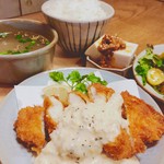 Tartare nanban cutlet lunch