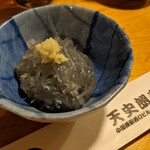 天史朗鮨 - お通し　生シラス