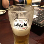 とり粋 - 生ビール