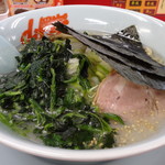 山岡家 - 土浦 塩 ホウレン草（大）