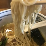 らーめん いまるや - 極細ストレート麺