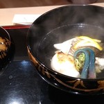 八寸 - 淡路の鯛のお椀