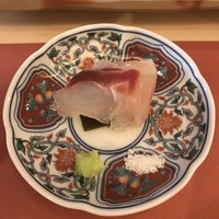 鮨 そえ島 - 鯛の昆布〆！